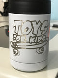 12oz Stainless Bottle/Can Koozie - WHITE